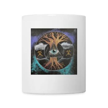 Tree of life - Baum des Lebens - Tasse - Weiß - Vorne
