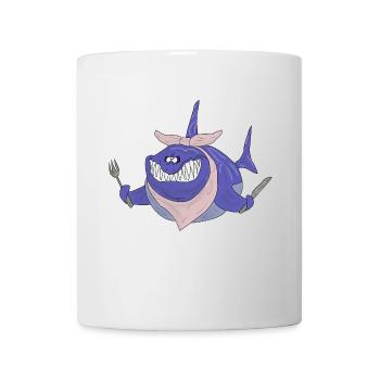 Sehr hungriger Hai - Tasse - Weiß - Vorne