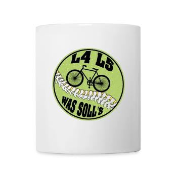 L4 L5 Lumbar | Intervertebral discs | Cycling - Mug - white - Front