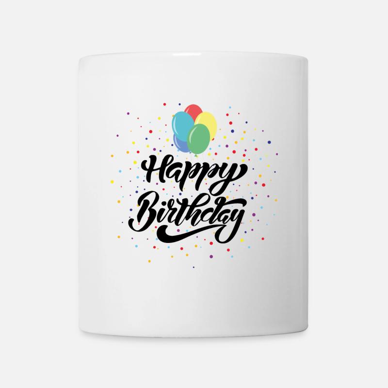 Bon anniversaire - Mug blanc - blanc