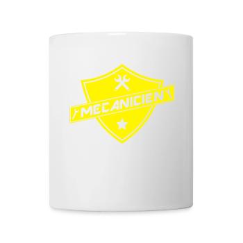 blason mécanicien - Mug blanc - blanc - Devant