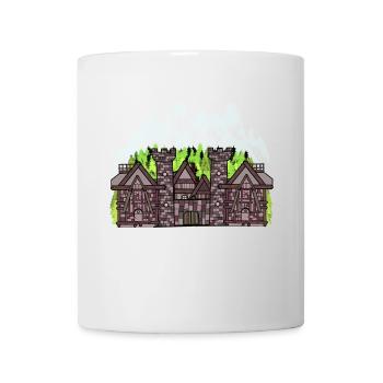 Mittelalter Ritter Burg Festung Schloss Märchen - Tasse - Weiß - Vorne