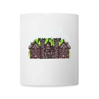 Autriche Château médiéval Forteresse Chevaliers fantastiques - Mug blanc - blanc - Devant