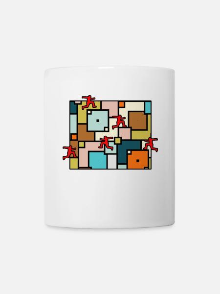 parkour traceur freerun cityparkour jump-art - Tasse - Weiß
