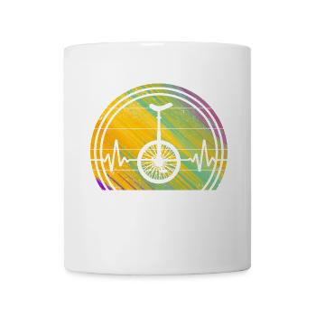 Unicycle unicycle artist unicycle motifs - Mug - white - Front