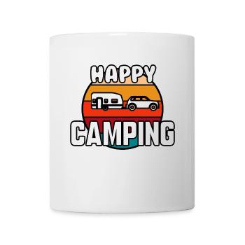 Viel Spaß beim Campen - Tasse - Weiß - Vorne