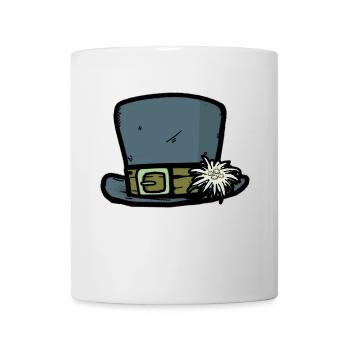 Hat Edelweiss Tyrol Autriche Suisse Randonnée Montagne - Mug blanc - blanc - Devant