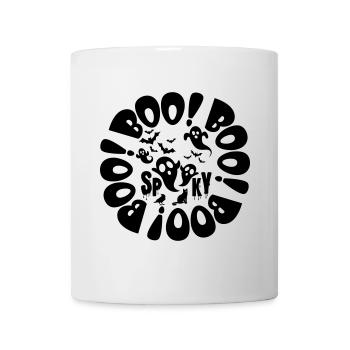 Halloween Little Ghosts And Bats Black Spooky Boo - Mug - white - Front