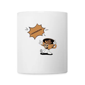 CAFÉ DU MATIN - Mug blanc - blanc - Devant