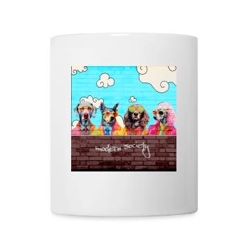 Modern Society - Tasse - Weiß - Vorne