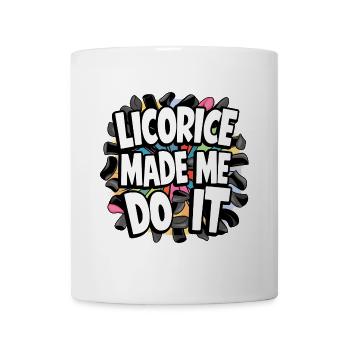 Licorice Saying Bear Dirt Licorice Gift - Mug - white - Front