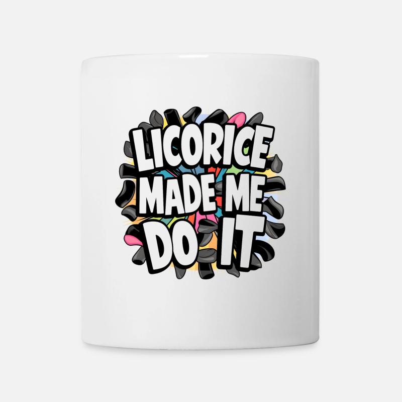 Lakritz Spruch Bärendreck Lakritze Geschenk - Tasse - Weiß