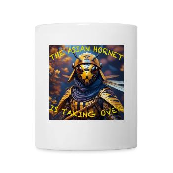 Le frelon asiatique prend le relais - Mug blanc - blanc - Devant
