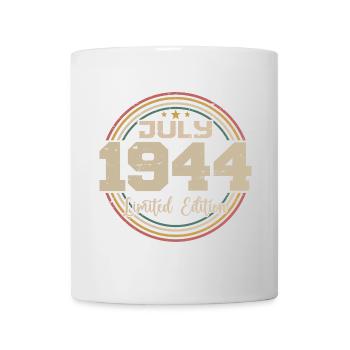 1944 Geburtstag Juli 1944 Geschenk Juli 1944 - Tasse - Weiß - Vorne