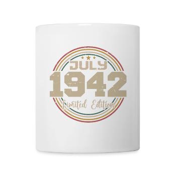 1942 Birthday July 1942 Gift July 1942 - Mug - white - Front