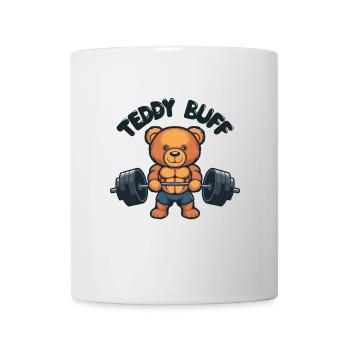 Teddy Bear Weight Lifting Gym Pun - Mug - white - Front
