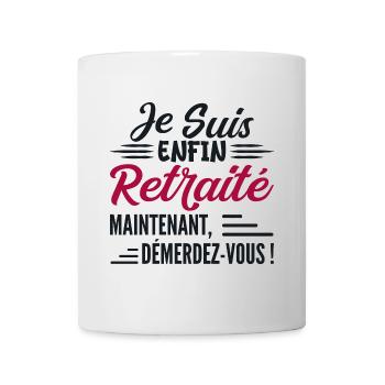 Je Suis Bientôt Retraité - Cadeau Futur Retraité - Mug blanc - blanc - Devant