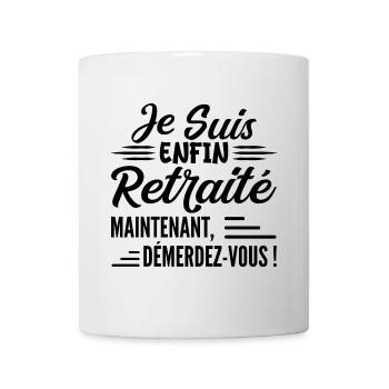 Je Suis Bientôt Retraité - Cadeau Futur Retraité - Mug blanc - blanc - Devant
