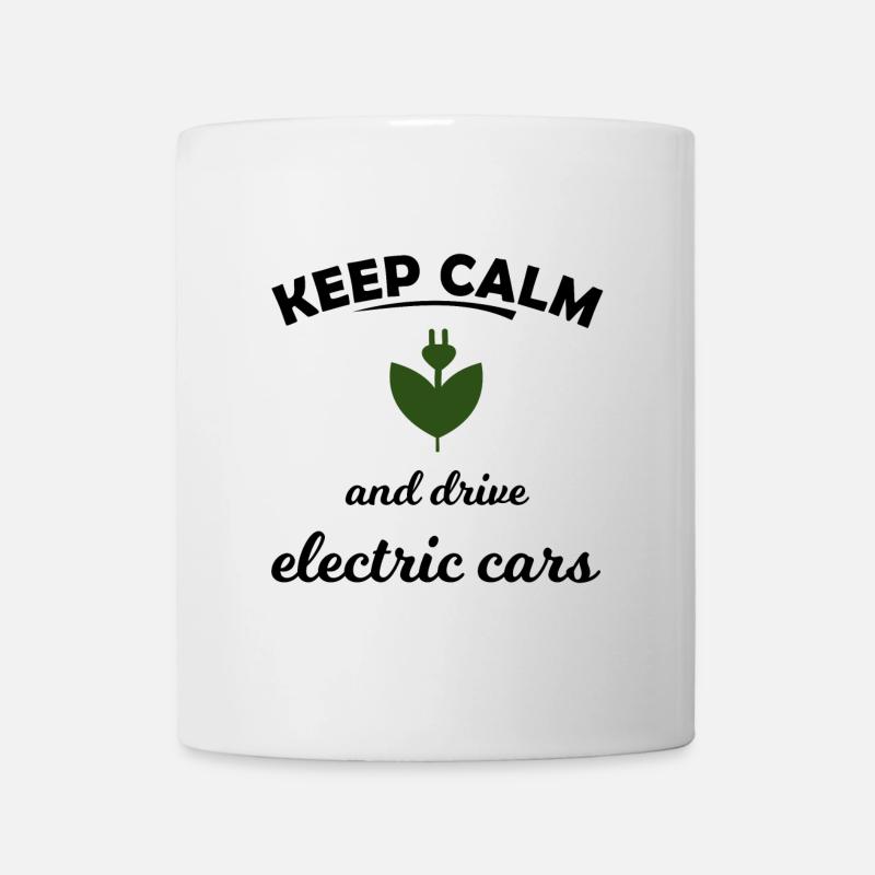 Die elektrischen Autos - Tasse - Weiß