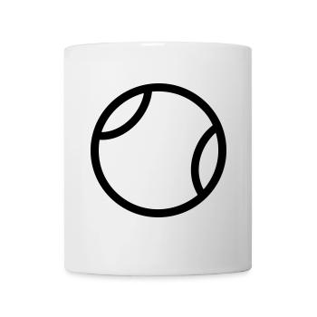 Tennisball - Tasse - Weiß - Vorne