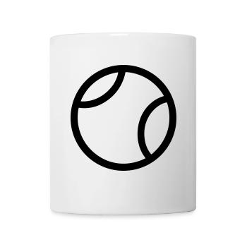 Tennisball - Tasse - Weiß - Vorne