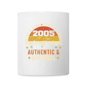 Original 2005 Geburtstagsgeschenk 2005 authentisch - Tasse - Weiß - Vorne