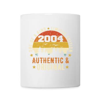 Original 2004 Geburtstagsgeschenk 2004 Authentisch - Tasse - Weiß - Vorne