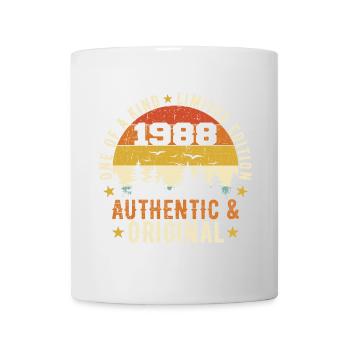 Original 1988 Cadeau D'anniversaire 1988 Authentic - Mug blanc - blanc - Devant