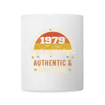 Original 1979 Geburtstagsgeschenk 1979 authentisch - Tasse - Weiß - Vorne