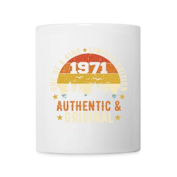 Original 1971 Cadeau D'anniversaire 1971 Authentic - Mug blanc - blanc - Devant