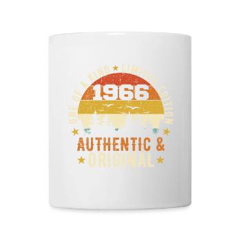Original 1966 Geburtstagsgeschenk 1966 authentisch - Tasse - Weiß - Vorne