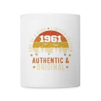 Original 1961 Birthday Gift 1961 Authentic - Mug - white - Front