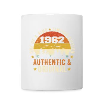 Original 1962 Cadeau D'anniversaire 1962 Authentic - Mug blanc - blanc - Devant