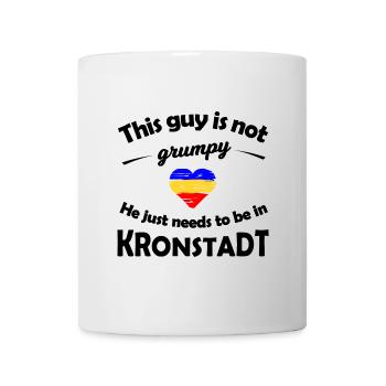 Sehnsucht nach Kronstadt - Tasse - Weiß - Vorne