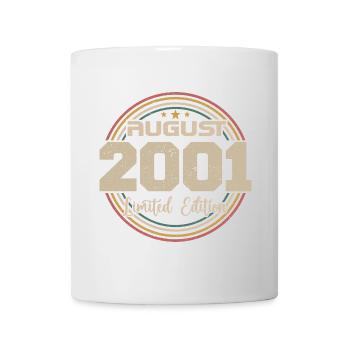 Vintage Born August 2001 Birthday Gift 2001 - Mug - white - Front