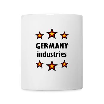 Die deutsche Industrie - Tasse - Weiß - Vorne