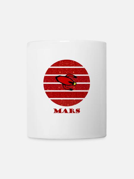Die Reise zum Mars - Tasse - Weiß