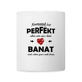 Die Heimat im Banat - Tasse - Weiß - Vorne