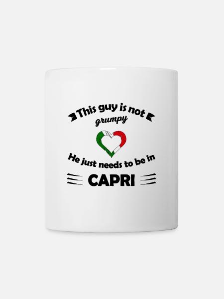 Reise auf die Insel Capri - Tasse - Weiß