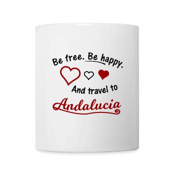 Andalusien in Süd Spanien - Tasse - Weiß - Vorne