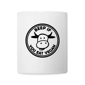 Le mode de vie végétalien - Mug blanc - blanc - Devant