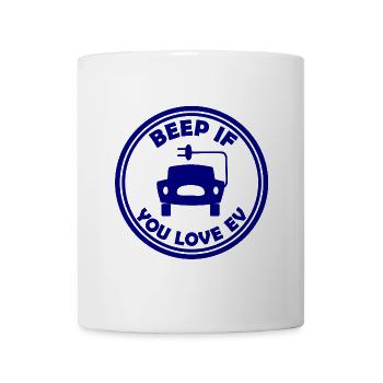 Electric cars - Mug - white - Front