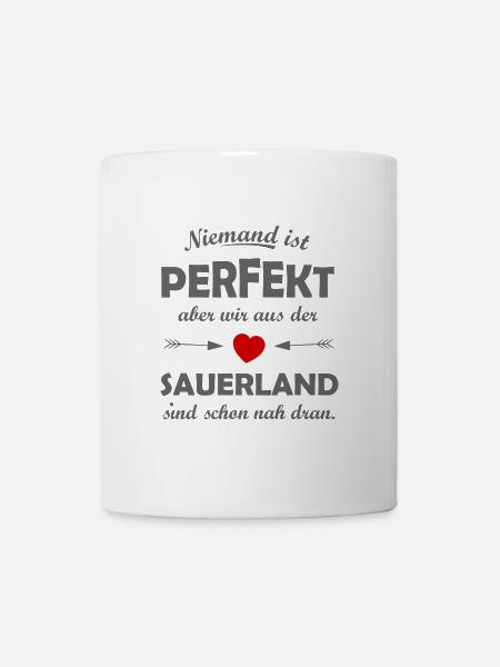 Das Sauerland in Deutschland - Tasse - Weiß