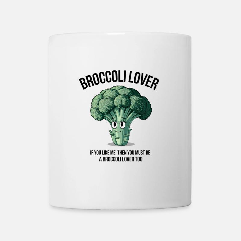 I Love Broccoli - Tasse - Weiß