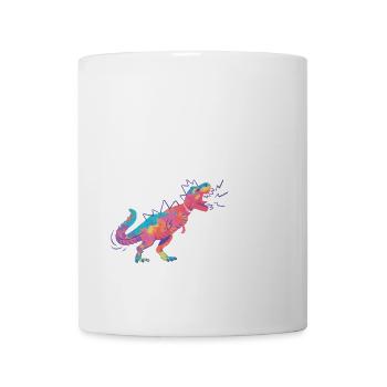 NIKLAS - Beautiful boy name with dinosaur - Mug - white - Front