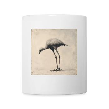 Fiktiver Vogel - Tasse - Weiß - Vorne