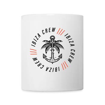 Ibiza Crew Anchor Palm Tree - Mug - white - Front