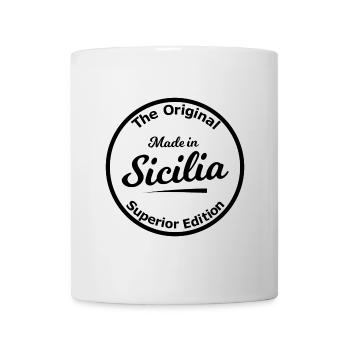 Der Urlaub in Sizilien - Tasse - Weiß - Vorne