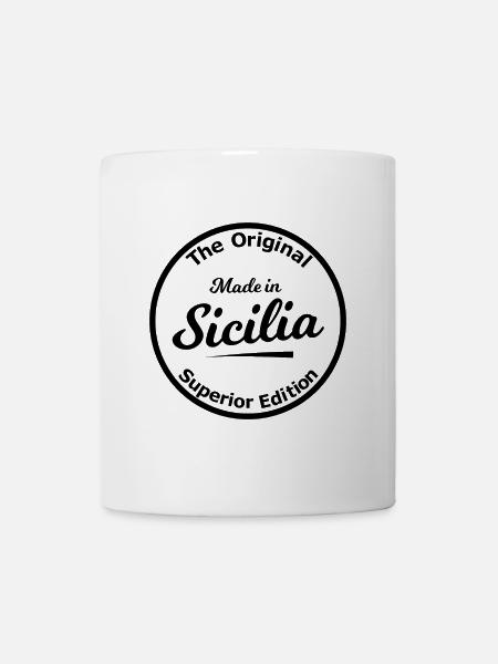 Der Urlaub in Sizilien - Tasse - Weiß