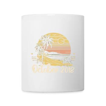 Né en octobre 2018 Légendaire depuis octobre 2018 - Mug blanc - blanc - Devant